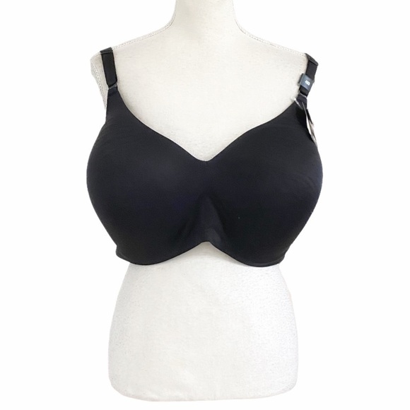 TORRID BLACK WIRE FREE LIGHTLY LINED EVERYDAY SMOOTH 360 BACK SMOOTHING BRA - Picture 2 of 11
